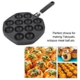 thumbnail image 3 of Takoyaki Pan, Easy To Clean 12 Molds Takoyaki Cooking Plate  For Home, 3 of 8