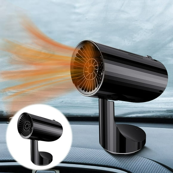 jhiwgzj Car Heater Portable Heater For Car Deicer Windshield Heater 12V Heater & Fan Truck & Car Heater Plug Into With Foldable Base Can Placed In Cup Holder
