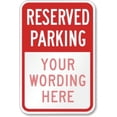 thumbnail image 6 of HELLOYOUNG Custom Reserved Parking Sign 8"x12" Weatherproof Aluminum, Personalized Wording, Easy Install, Free Use, 6 of 6