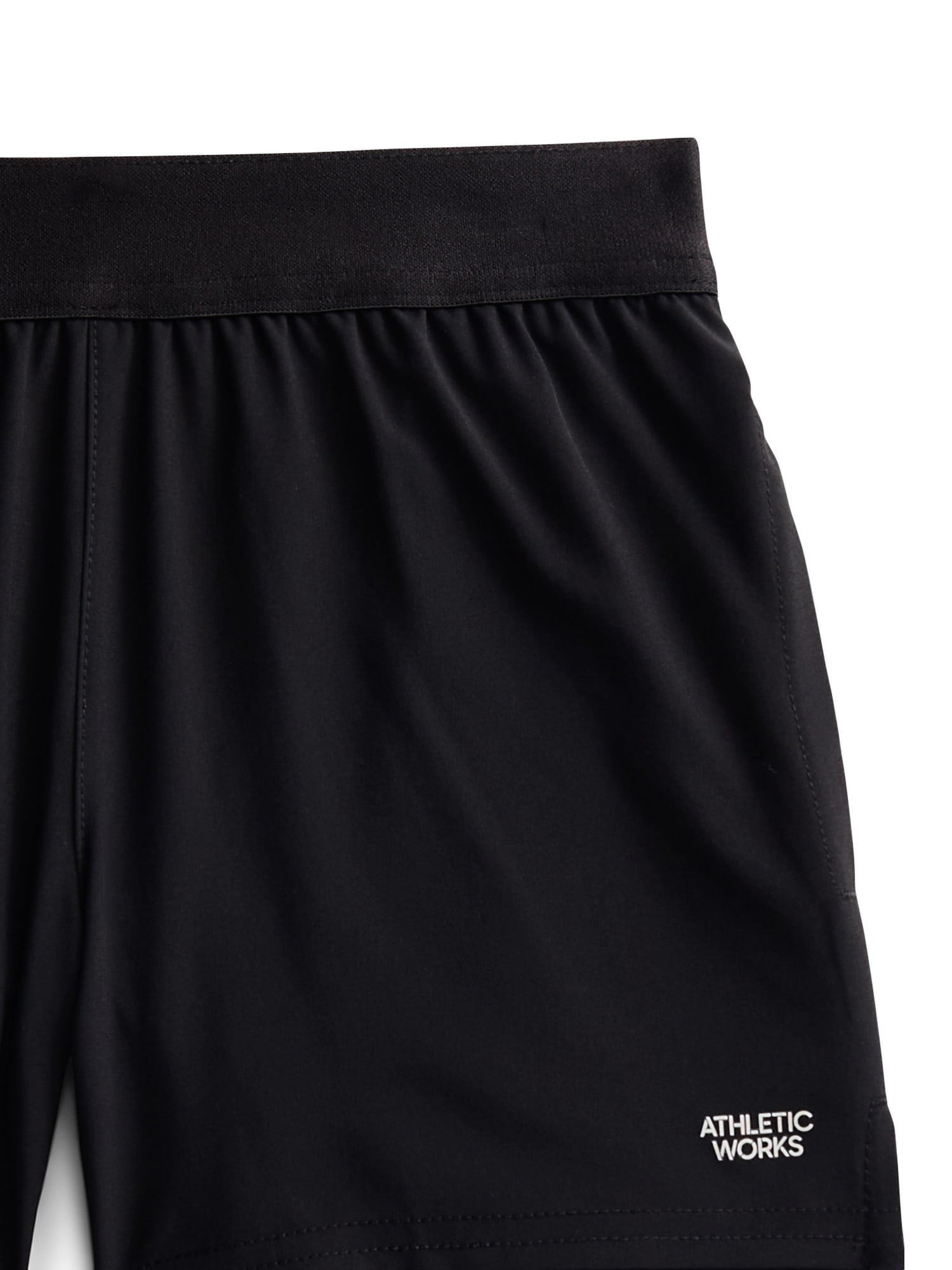Athletic Works Boys 2-in-1 Training Shorts with Compression Liner, Sizes 4-18
