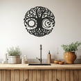 thumbnail image 4 of LaModaHome Exclusive Sun And Moon Tree Metal Wall Decor – Durable & Artistic Metal Wall Art for Home and Office Decor, Perfect for Any Interior Design Aesthetic, 4 of 5