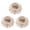brown, variant on Bilqis Sourdough Starter Jar Cloth Covers Unbleached Reusable Fermentation Tank Sealing Cloth Cap (3 PCS)