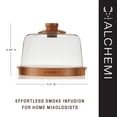 thumbnail image 5 of Viski Alchemi Whiskey Smoker Cocktail Infuser Kit with Dome and Oak Chips, 5-Piece Set, 5 of 10