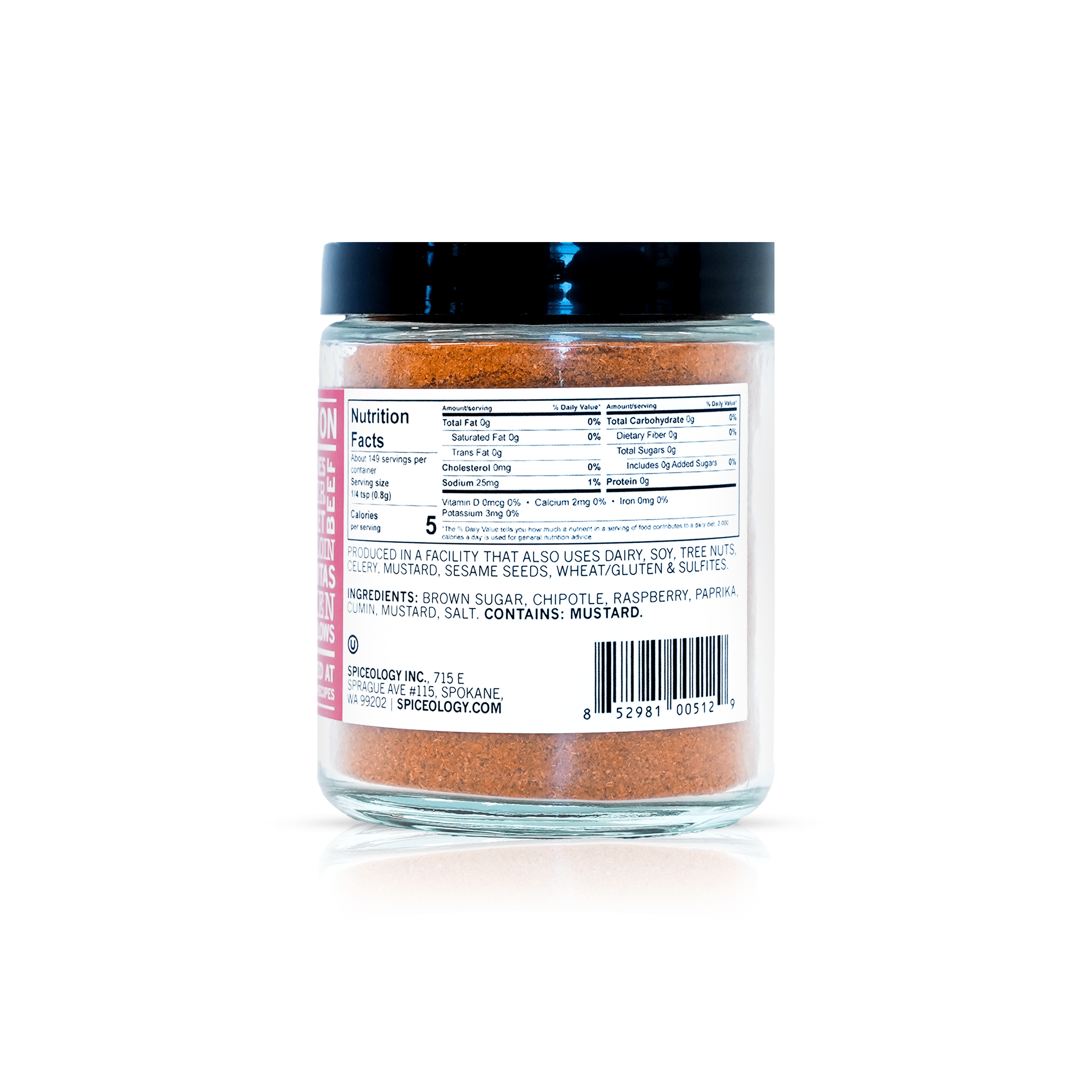 Spiceology Raspberry Chipotle All-Purpose Sweet & Spicy Seasoning, 4.2 oz