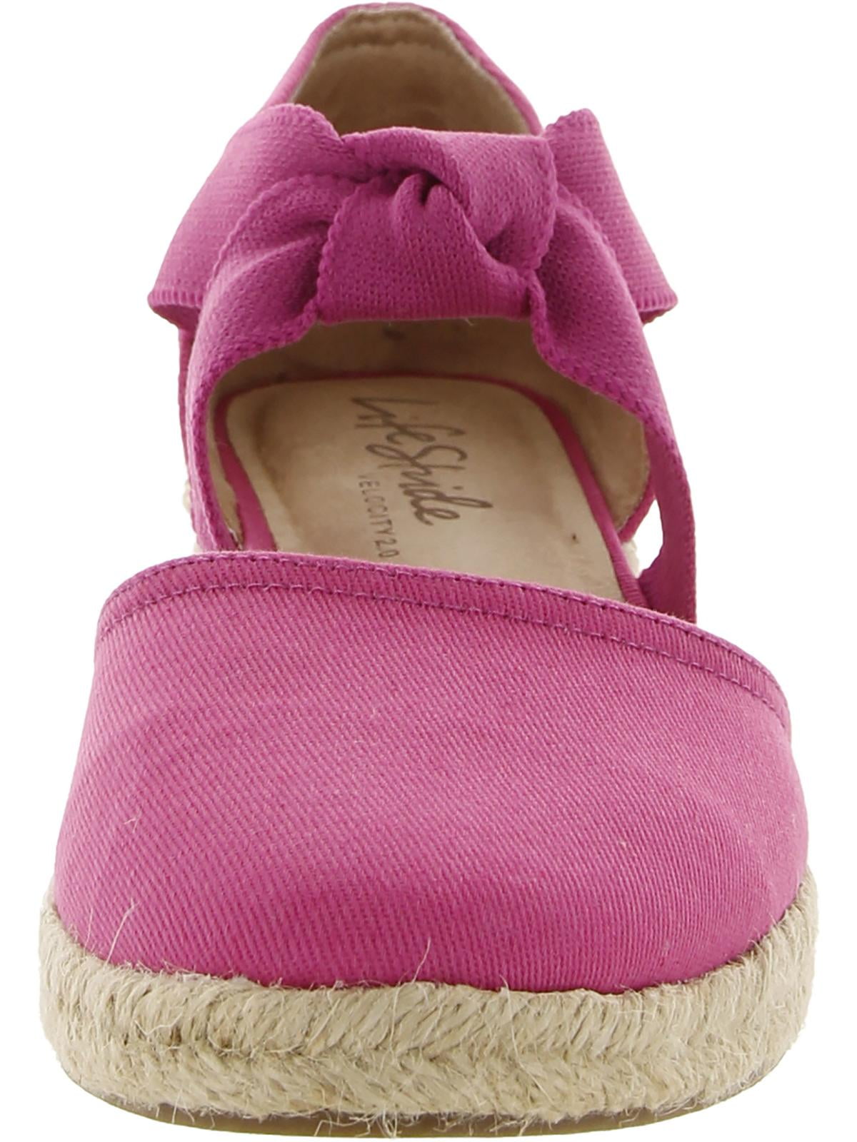 LifeStride Womens Kascade Slip On Strappy Espadrilles - Walmart.com