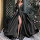 thumbnail image 2 of Vestidos para mujer fiesta boda invitado elegante Primavera Verano encaje lentejuelas Swing Sexy flaco esmoquin vestido largo de noche delgado, 2 of 4