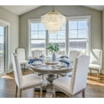 thumbnail image 5 of 6-Light 22" Glam Coastal Capiz Tierd Chandelier 4-Tier Vintage Natural Seashell Hanging Light, 5 of 5