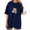 Navy Blue, variant on COZYMY Women's Cozy Bookworm Graphic Short Sleeve Shirt Soft Cotton White Crewneck Summer Tee