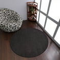 thumbnail image 6 of Rugsotic Carpets Handmade Rugs Hand Knotted Loom Round 6'x6' Charcoal Wool for Indoor Use, 6 of 6