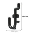 thumbnail image 2 of LEORX 10Pcs Garage Storage System Heavy Duty Metal Hooks for Pegboard, 2 of 8