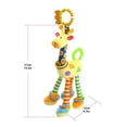 thumbnail image 3 of 3D Giraffe Plush Mobile, Colorful Educational Sensory Hanging Toy for Travel and Interactive Playtime Display Use, 3 of 9
