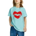 thumbnail image 4 of Zpanxa Chemises Filles T-Shirt à Imprimé d'Halloween Col Rond Manches Courtes Haut Mode en Coton 9 Ans, 4 of 4