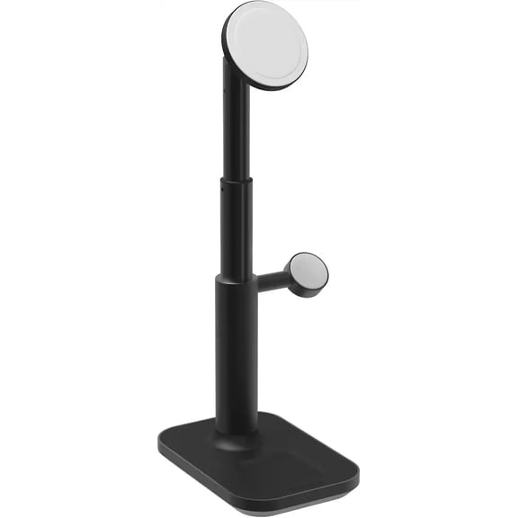 Restored Mophie 3-in-1 Extendable Charging Stand w/ MagSafe - Black (Refurbished)