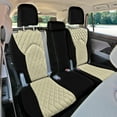 thumbnail image 6 of For Toyota Highlander LE 2020-2024 FH Group Neoprene Custom Fit Waterproof Car Seat Covers  Beige - Full Set, 6 of 7