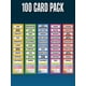 thumbnail image 3 of Tarjetas inteligentes Estados Unidos 7 juegos en 1 pares Snap Trumps Rummy Quiz Aprender datos Juego de viaje Relleno de medias de regalo 100 tarjetas Edad 5 1-8 jugadores, 3 of 5