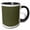 Black/White, variant on 3drose, Halftone Retro Circular Dot Pattern Background Design, 11oz Mug
