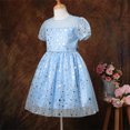 thumbnail image 6 of PatPat Girls Wedding Dress Bow Back Sequin Stars Mesh Princess Dresses Size 5-12, 6 of 6