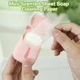 thumbnail image 1 of YAOMOBB Travel Sheet Disposable Lovely Cartoon Box Water Soluble Foaming Hand Washing Bath Scented Travel, 1 of 7