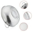 thumbnail image 3 of 3pcs Stainless Steel Micro-Perforated Kitchen Strainer, Pasta Strainer with Handles, Colander for Pasta, Fruit, Rice, Vegetables, Healthy and Highly Polished, Dishwasher Safe, 3 of 6
