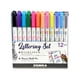 thumbnail image 1 of Lettering Set Zebra 6 Marcadores Mildliner doble punta + 6 Rotuladores Funwari Punta fina Estuche 12 piezas, 1 of 4