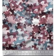 thumbnail image 1 of Soimoi Poly Georgette Fabric Two Tone Camouflage Printed Craft Fabric by The Yard 42 Inch Wide, 1 of 1