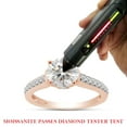 thumbnail image 7 of 1 4/9 ct. t.w Center 7MM Round Cut Lab Created Moissanite Diamond Solitaire Engagement Ring For Women In 10K Solid Rose Gold (G-H Color, VVS1 Clarity, 1.45 Cttw)-7, 7 of 7