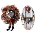 thumbnail image 2 of Festival Halloween Wreath Hanging Sign Gothic Wreath Horror Decorations, 2 of 7