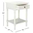 thumbnail image 5 of SAFAVIEH Tate Striped 1 Drawer Accent Table, Distressed White, 5 of 7
