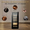 35L Cigar Humidors with 3IN1 Cooling, Heating & Humidity Control, 200