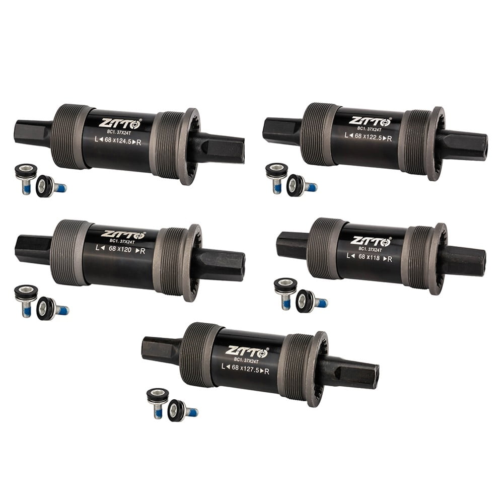 Yimiti Bike Bottom Bracket Square Hole Crank Axis 68X118/120/122.5