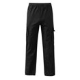 thumbnail image 5 of WDWYY Boys Pull On Cargo Pants Durable Relaxed Fit Straight Leg Elastic Waist Casual Pants with Multi Pockets Black 11-12Y, 5 of 5