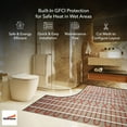 thumbnail image 4 of HEATWAVE 70 Sqft 120V Electric Floor Heating System Includes 7-Day/4 Event Programmable GFCI Thermostat, 4 of 7