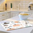 thumbnail image 6 of Yayeee Dish Drying Mat for Kitchen Counter 18"x24" Microfiber Absorbent Pad, Halloween Pumpkin, 6 of 7