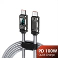 thumbnail image 3 of Cable USB C A Tipo C para 16, 15 Pro Max, para LED PD100W, Cable de Carga para , Cable de Datos Tipo C, ., 3 of 5