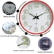 thumbnail image 4 of Reloj De Pared Grande De 30 Cm, Sin Movimiento De Tictac Para Reloj De Pared Luminoso Digital De Cuarzo Silencioso Para Sala De Estar, Cocina, Habitación Infantil, Oficina, Baño Fokelyi LN-1930-2, 4 of 6