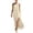 Beige, variant on Women's Summer Floral Beach Flowy Split Maxi Long Dresses,White,Women's S-XXL