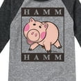 thumbnail image 3 of Toy Story 4 - Type Block Hamm - Toddler & Youth Raglan Graphic T-Shirt, 3 of 4
