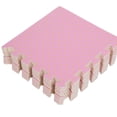 thumbnail image 1 of Juego de 9 piezas de colchonetas de espuma EVA extra gruesas con estampado floral para ejercicios y comodidad de los niños, 1 of 8