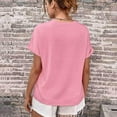 thumbnail image 7 of Mittory Women's Oversized T Shirts Short Sleeve Crewneck Summer Tops Casual Loose Basic Tee Shirts Trendy Clothes, 7 of 7