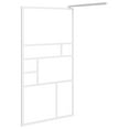 thumbnail image 5 of vidaXL Walk-in Shower Enclosure Bathroom Wall Panel Shower Screen ESG Glass, 5 of 17