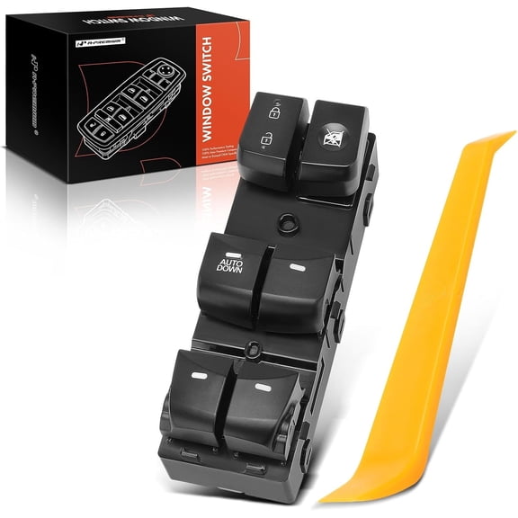 A-Premium Master Power Window Switch Compatible with Hyundai Elantra 2013 2014 2015 2016 Sedan, Front Left Driver Side