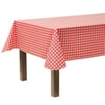 thumbnail image 3 of Mainstays Summer Fun Tablecloth, Indoor & Outdoor Table Decoration 60" x 84" - Red Checkered Gingham, 3 of 8