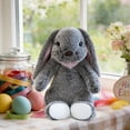 thumbnail image 5 of Free Express Easter Bunny Plush Stuffed Animal Soft Fluffy Rabbit Toy with Decorative Scarf for Spring Home Decor Easter Gift and Playtime, 5 of 6