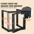 thumbnail image 5 of KFFKFF 9U Wall Mount Rack, Supports up to 150 lbs/68.04 kg, Open Frame Design for Server Network Equipment, Includes Cage Nuts and Screws, Made of Carbon Steel, Dimensions 20.9 x 17.7 x 20.5", 5 of 9