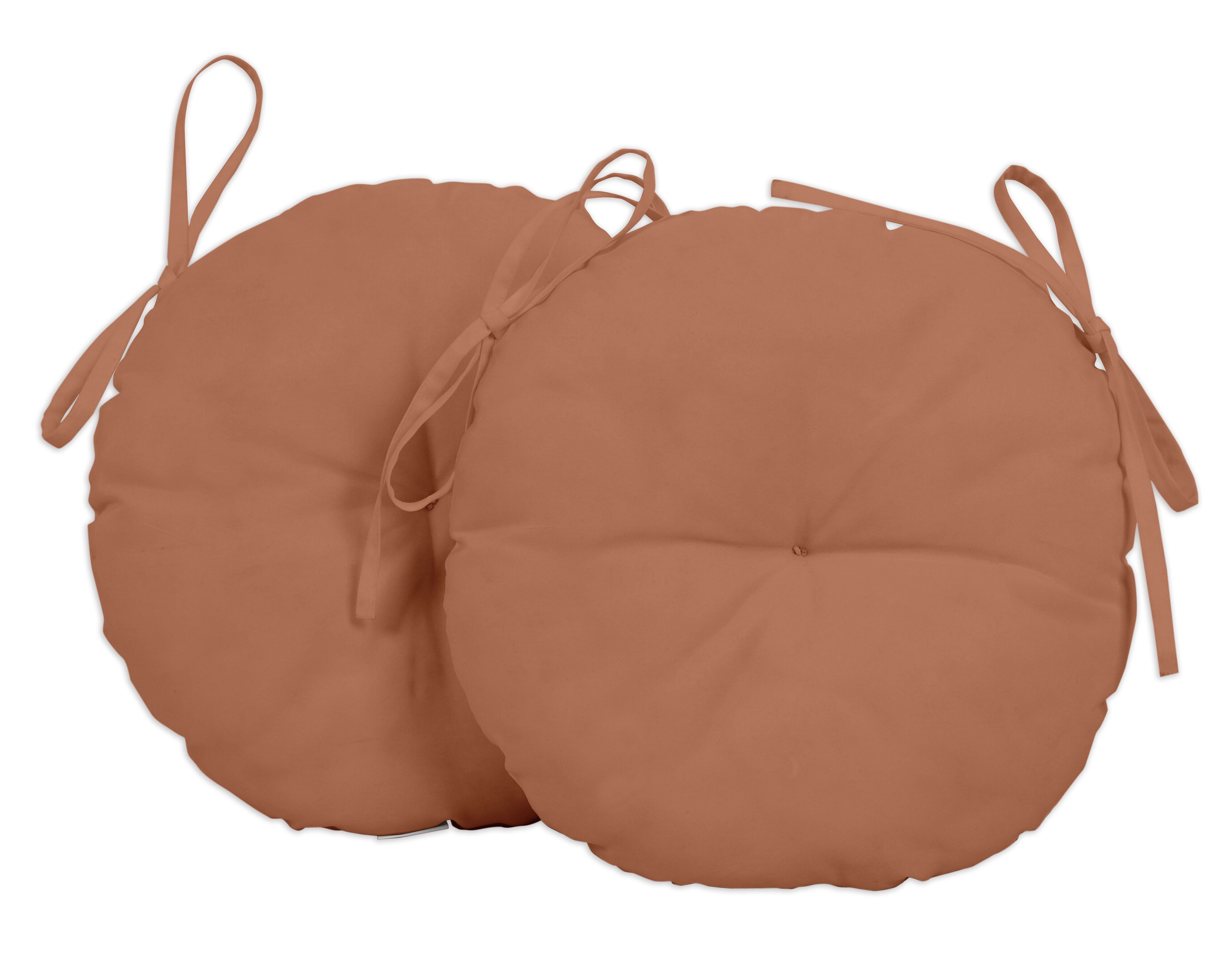 Vargottam Outdoor Porch 15 inch Round Bistro Chair Cushion Waterproof