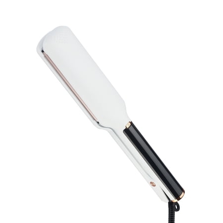 CNV Advanced Ionic Ceramic Hair Straightener and Curler Wand 10-Level Digital LCD Flat Iron Styler with Floating Plates for Frizz-Free Finish Travel Ready