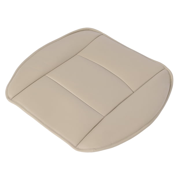 Alfombrilla de asiento, almohadilla de repuesto de cuero de PU para asiento delantero de automóvil, funda para asiento delantero diseñada para durar