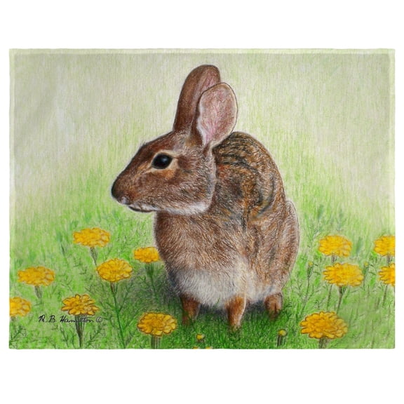 Betsy Drake Rabbit Place Mat Set of 4