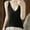 Black, variant on Uaswgudfs Women's Deep V-Neck Summer Blouse - Casual Sleeveless Loose Fit Tank Tops, Cute Solid Flowy Tunic Shirts