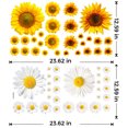thumbnail image 6 of JUNWELL Summer Sunflower Wall Decals,Daisy Flower Wall Stickers 3D Removable Flowers Decal Floral DIY Mural for Nursery Bedroom Living Room Bathroom Kitchen Decoration, 6 of 7